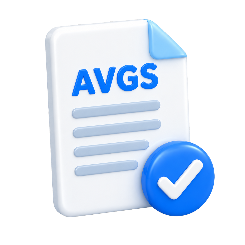 AVGS-Gutschein mit Häkchen – schon bewilligt