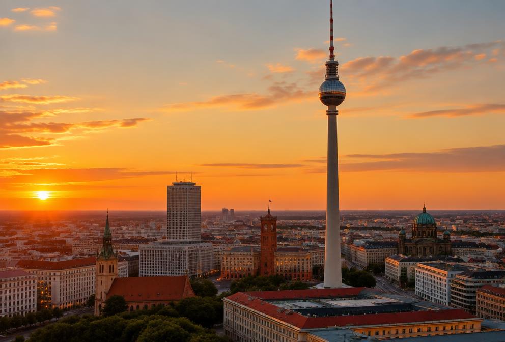 Berlin – Skyline mit Fernsehturm