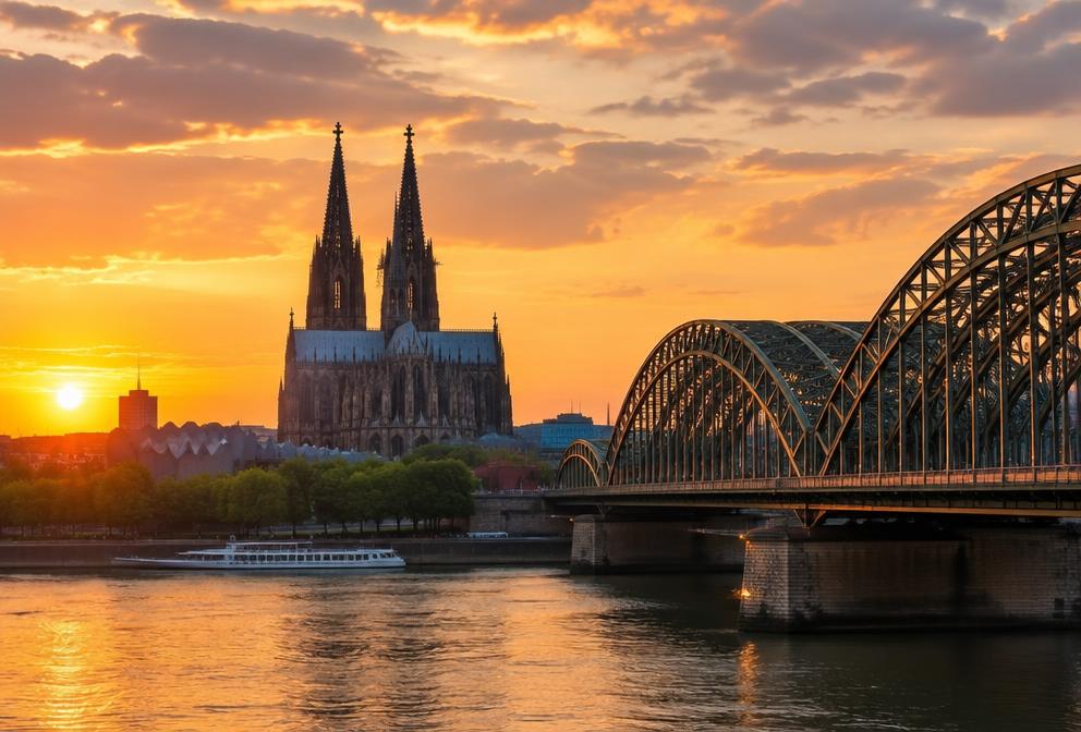 Köln – Dom und Hohenzollernbrücke